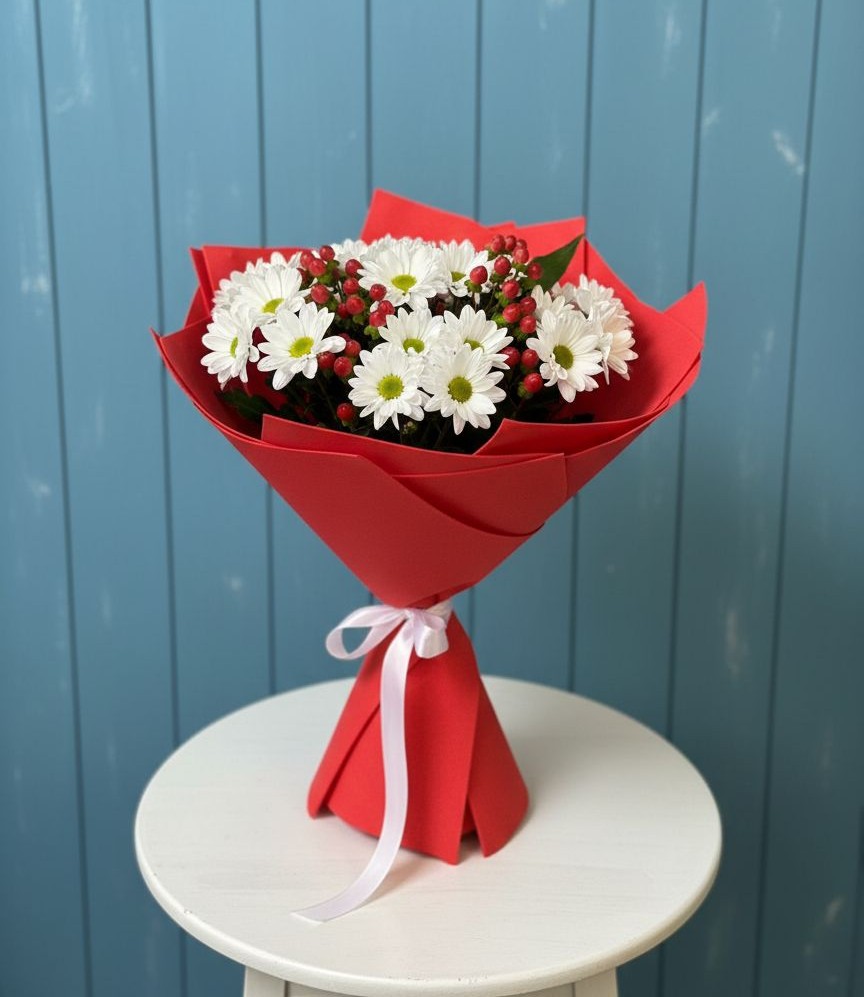 Букет цветов из: Хризантемы в Ягунино