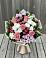 Букет цветов из: Альстромерии, Гвоздики, Розы и Хризантемы в Ягунино