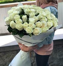 Букет 35 Белых роз #REPLACE_PRED# Ягунино