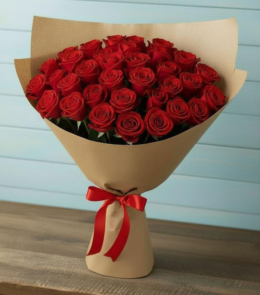 Букет Красные розы Милано в Ягунино