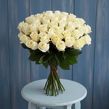 Букет 51 Белая роза Эдлесс Лав #REPLACE_PRED# Ягунино