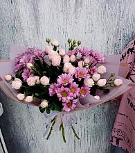 Букет цветов из:  Розы и Хризантемы #REPLACE_PRED# Ягунино
