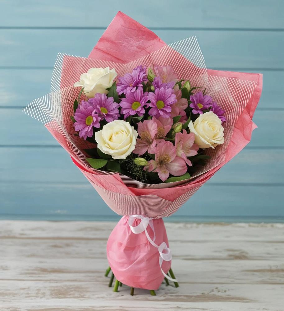 Букет цветов из: Герберы в Ягунино